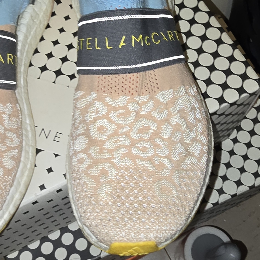 Adidas Stella McCartney Leopard Print Knit Sock Sneaker